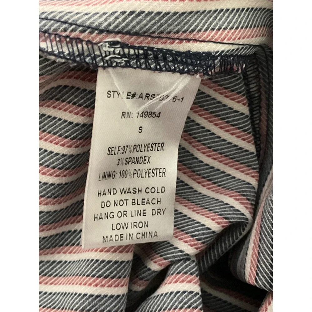 Women Stripe Pants Jumpsuit Multi Color Size S - Picture 5 of 7